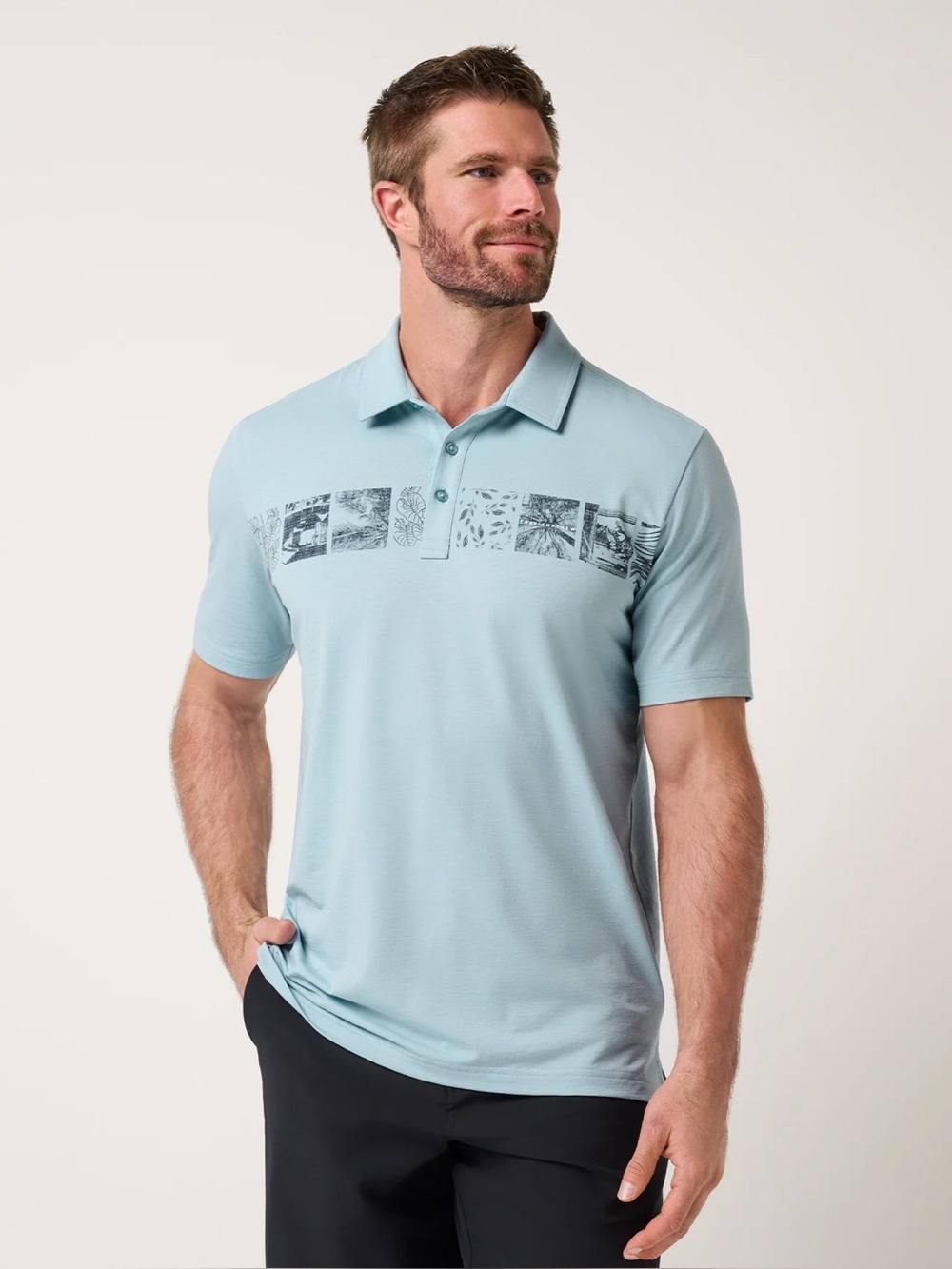 NWT Travis Mathew Performance Jersey Cruise golf polo shirt travismathew NEW LG